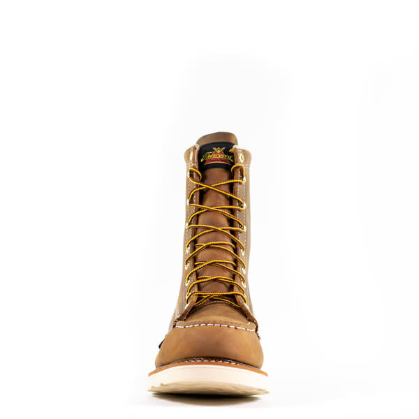 Thorogood Men's American Heritage 8 Inch Trail Crazy Horse Safety Toe Moc Toe Maxwear Wedge - Image 3