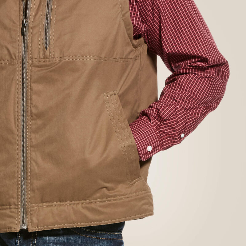 Ariat Men's Grizzly Canvas Vest - Image 4