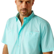 Ariat Men's 360 Airflow Short-Sleeve Button-Down Classic Fit Shirt - Image 5
