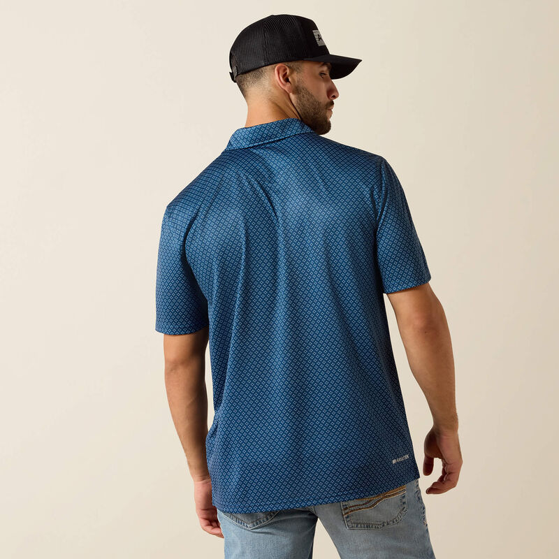 Ariat Men's All Over Print Polo - Image 2