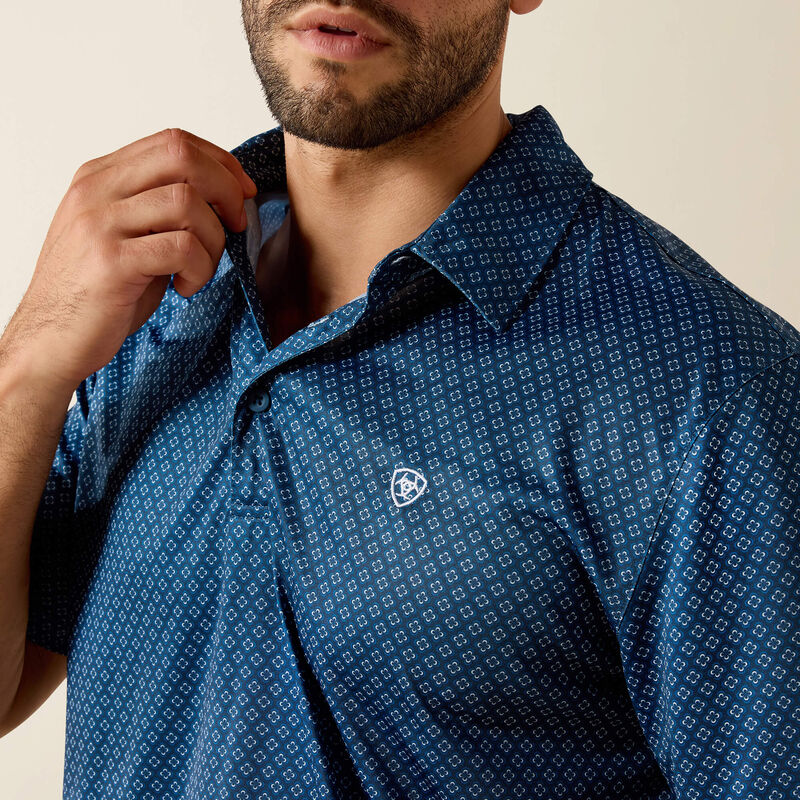 Ariat Men's All Over Print Polo - Image 3
