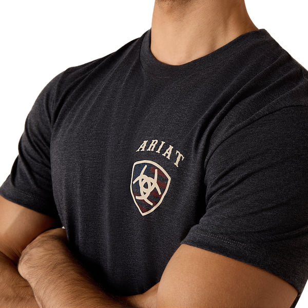 Ariat Men's American Bison Classic Fit Short-Sleeve T-Shirt - Image 3
