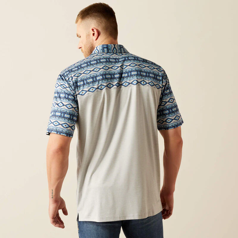 Ariat Men's Charger 2.0 Color Block Polo - Image 2