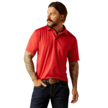 Ariat Men's Charger 2.0 Fitted Polo - Image 2