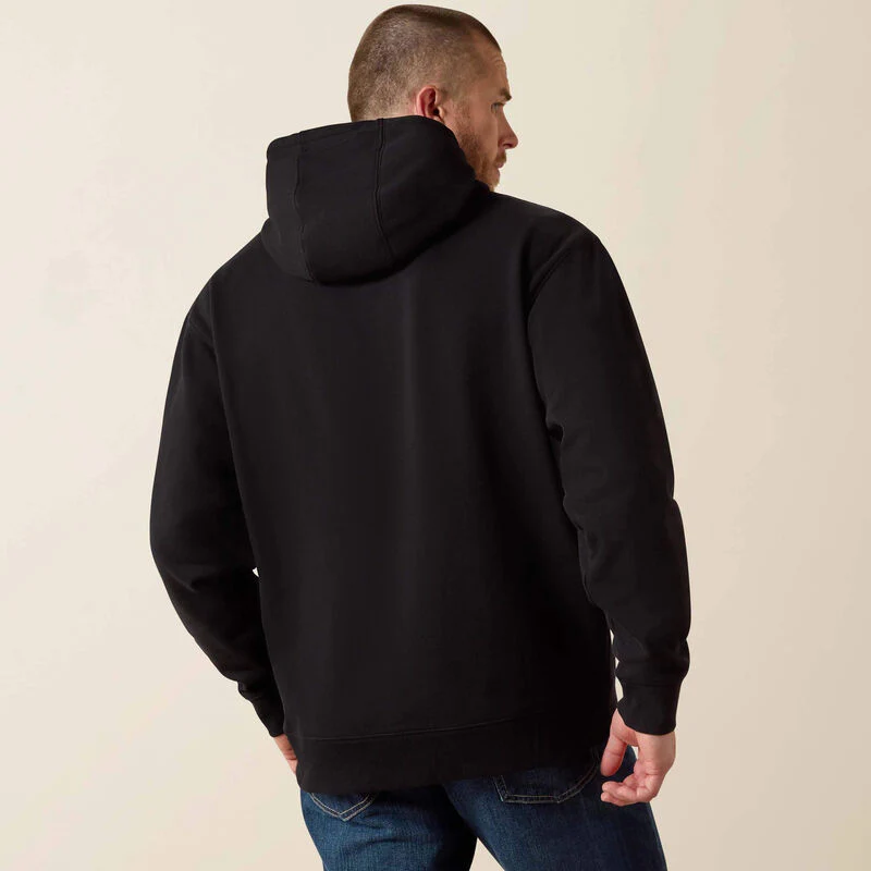 Ariat Men's Embossed Logo Hoodie - Image 2