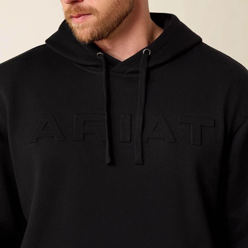 Ariat Men's Embossed Logo Hoodie - Image 3