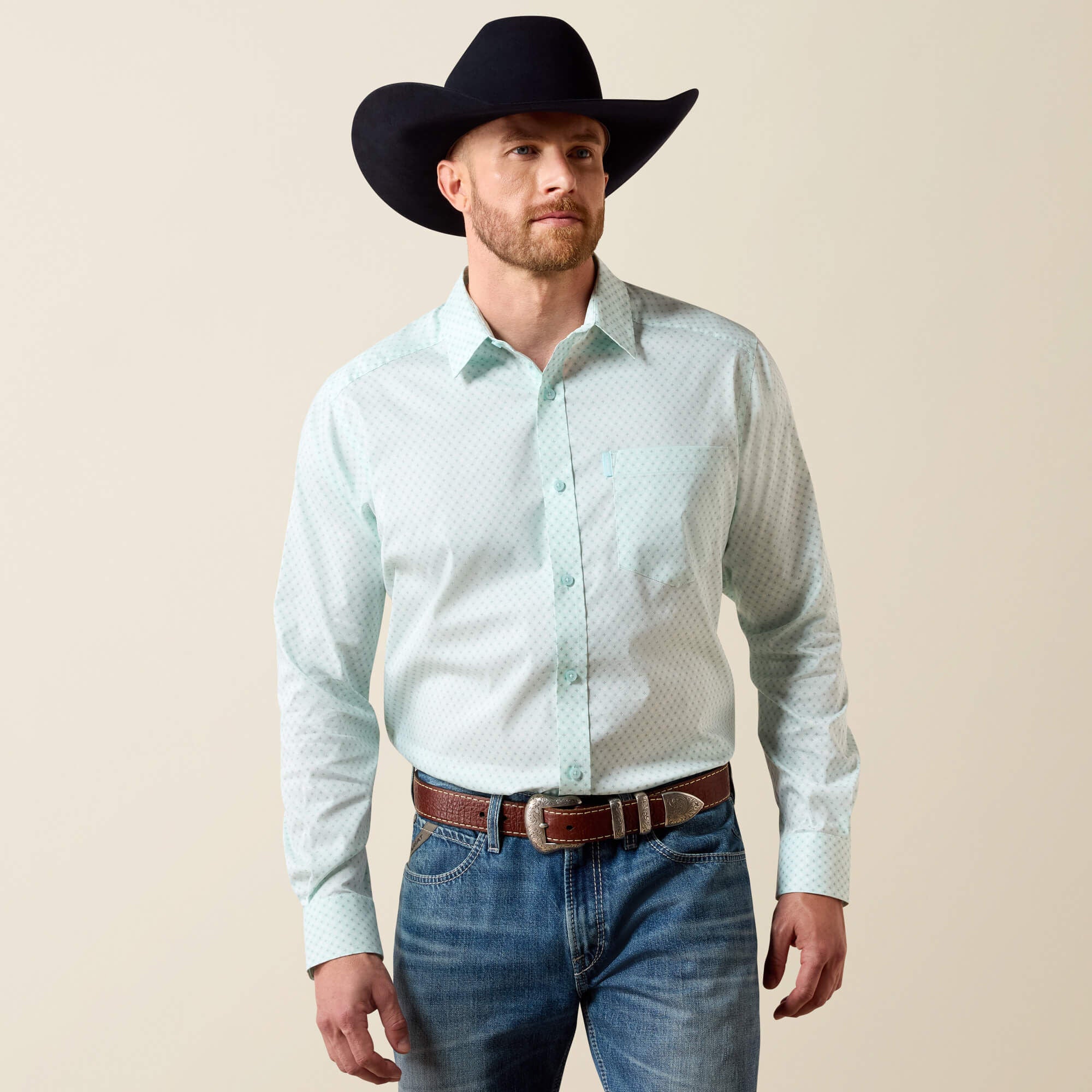 Ariat Men's Everything Classic Fit Long-Sleeve Shirt - Image 6
