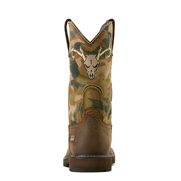 Ariat Men's Groundbreaker Antler Waterproof Wide Square Toe Work Boot - Image 2