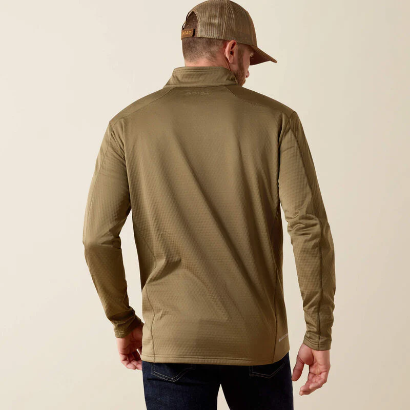 Ariat Men's Hex Fleece 1/2 Zip Baselayer - Image 2