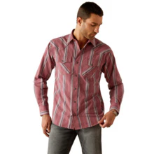 Ariat Men's Humphrey Retro Snap Long Sleeve Shirt - Image 3