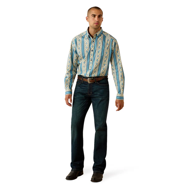 Ariat Men's Jaden Classic Fit Long-Sleeve Shirt - Image 3