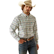Ariat Men's Judge Long Sleeve Classic Fit Shirt - Image 3