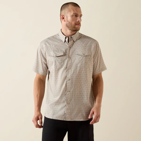 Ariat Mens Printed VentTEK Western Fitted Snap Shirt - Image 3