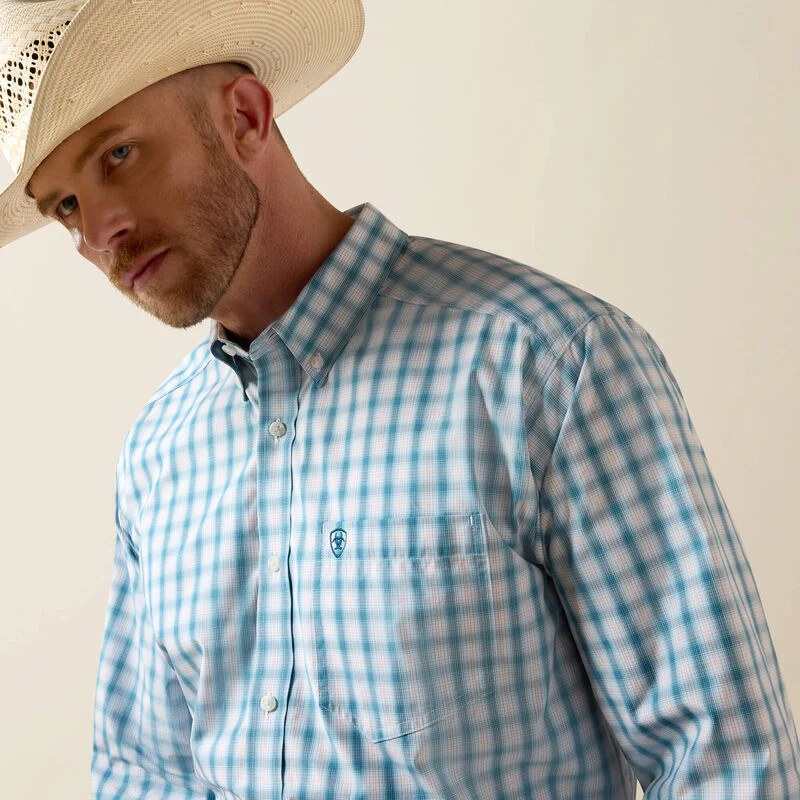 Ariat Men's Pro Series John Classic Fit Long-Sleeve Shirt - Image 3