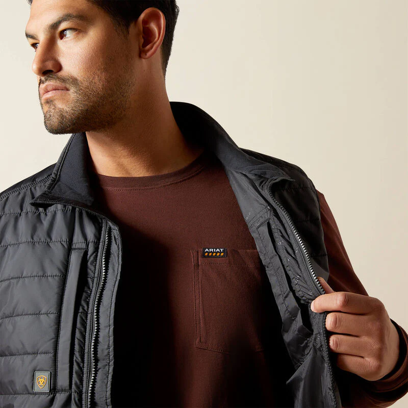 Ariat Men's Rebar Cordura Ripstop Lightweight Insulated Vest - Image 3