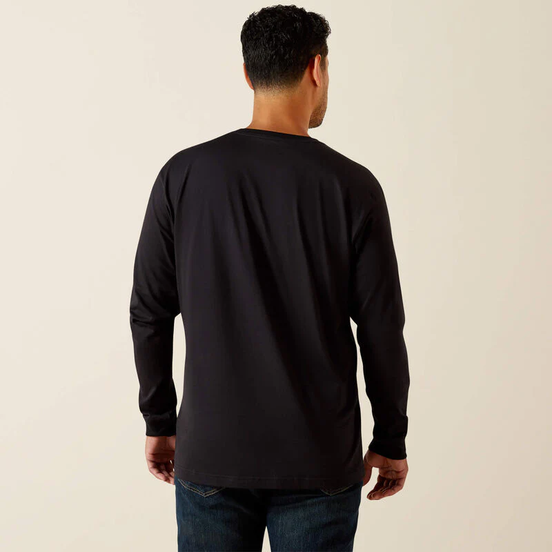 Ariat Men's Rebar Cotton Strong Standard Pocket T-Shirt - Image 2