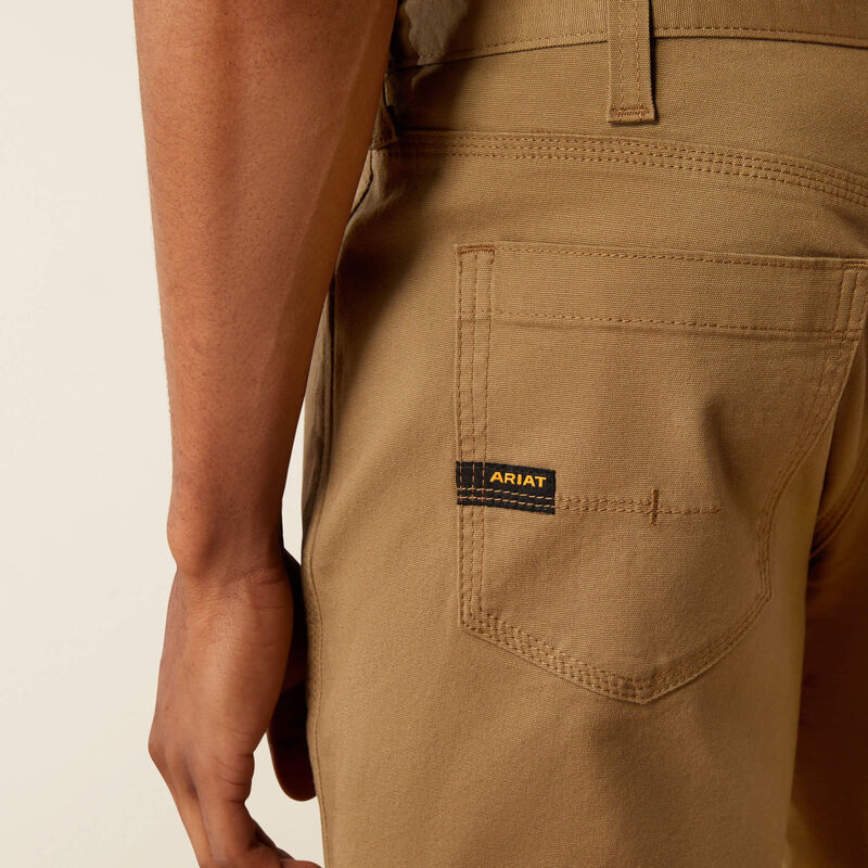 Ariat Men's Rebar DuraStretch Made Tough 8 Inch Short - Image 3