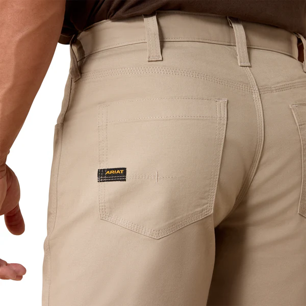 Ariat Men's Rebar DuraStretch Made Tough 8 Inch Short - Image 3