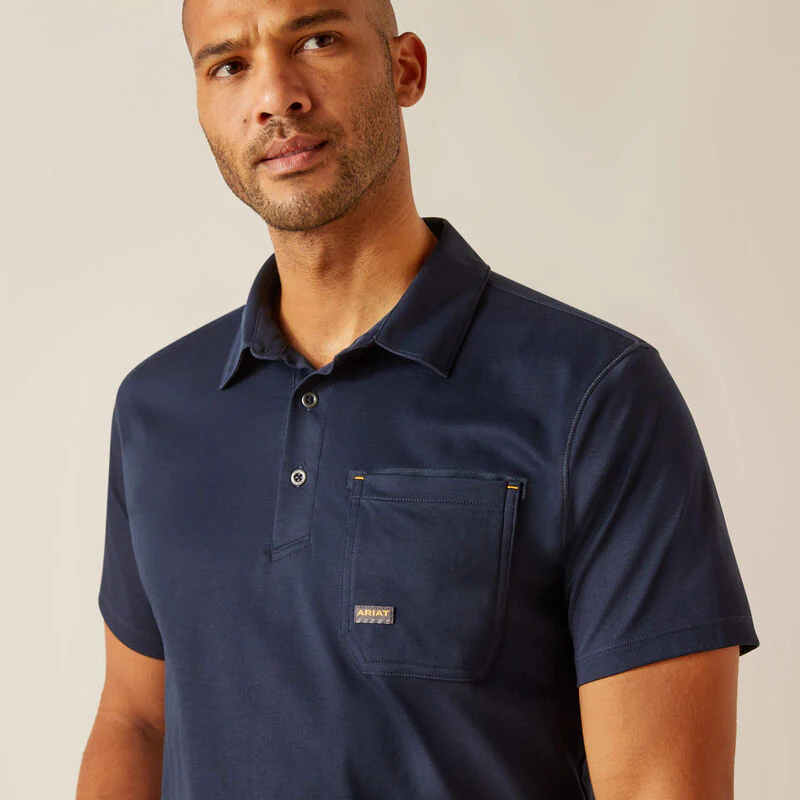 Ariat Men's Rebar Foreman Polo - Image 3