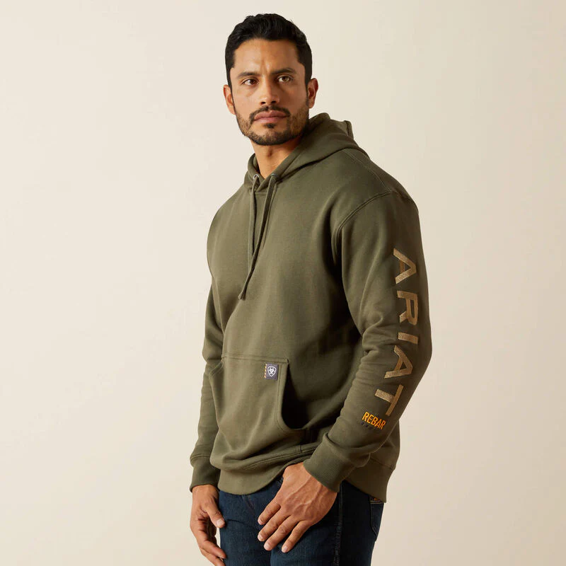 Ariat Men's Rebar Graphic Hoodie - Image 4