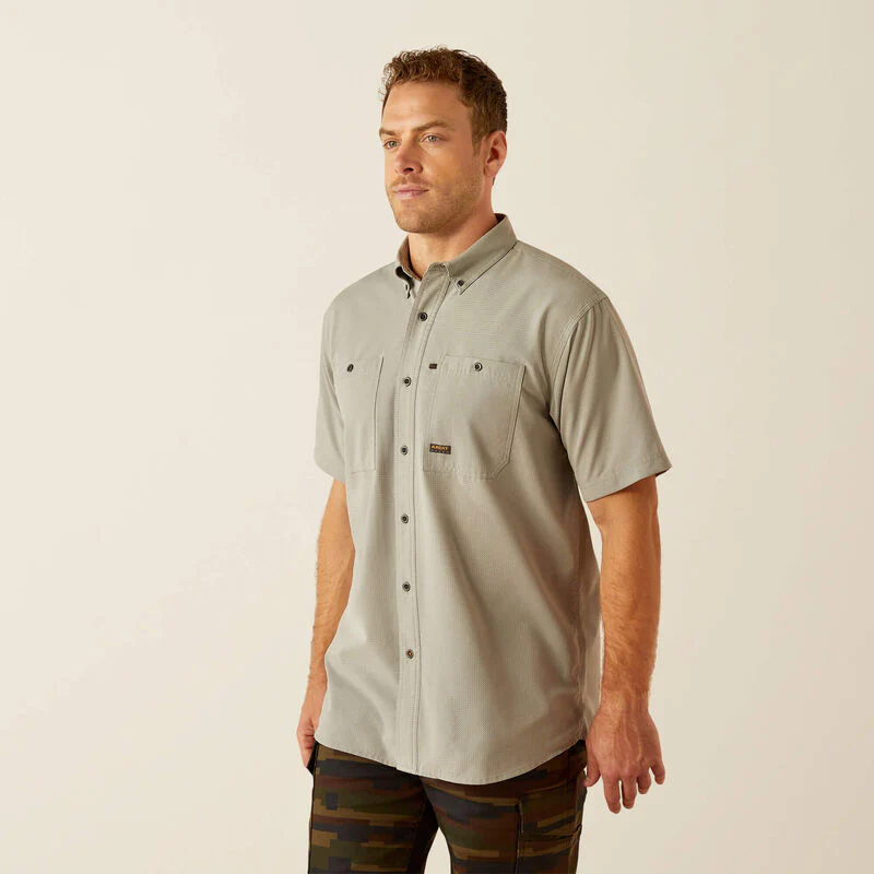 Ariat Men's Rebar Made Tough 360 Airflow Work Shirt - Image 4