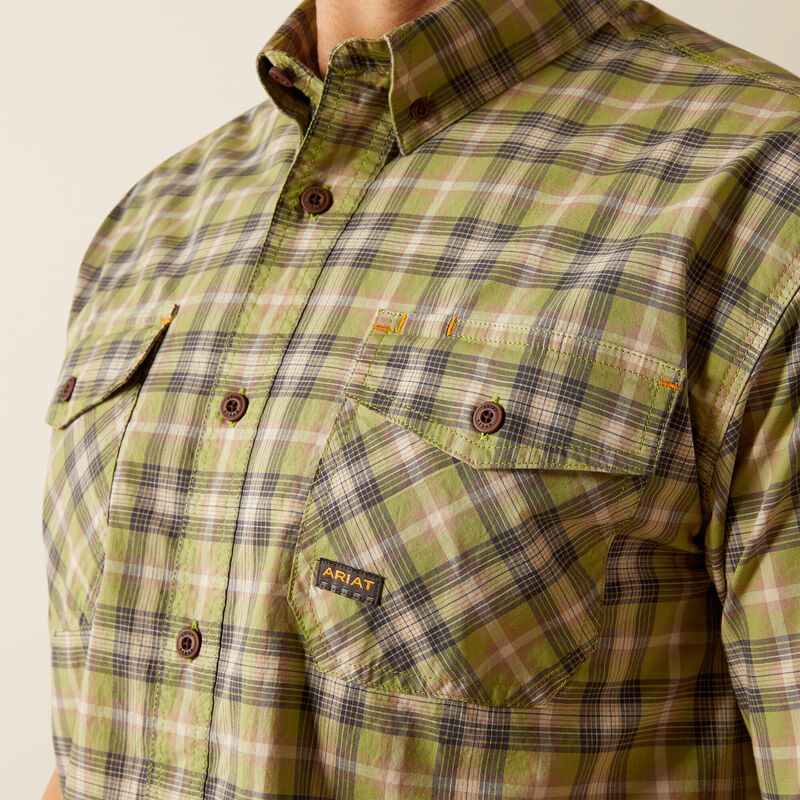 Ariat Men's Rebar Made Tough DuraStretch Work Shirt - Image 3