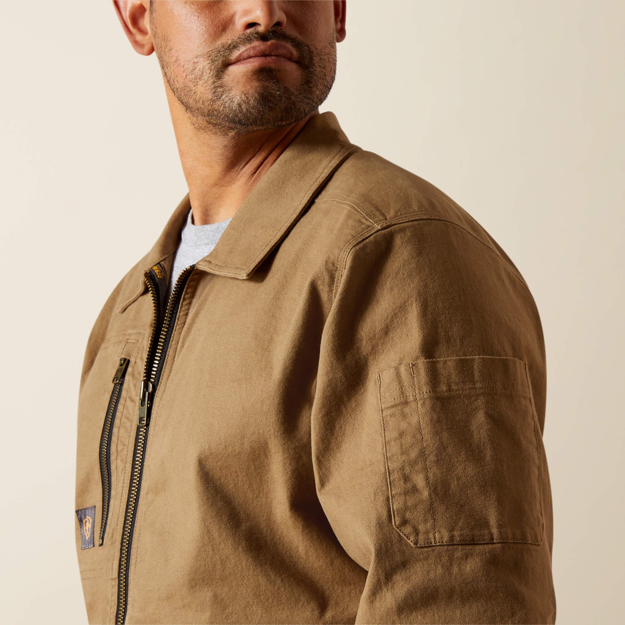 Ariat Men's Rebar Made Tough Shop Jacket - Image 5