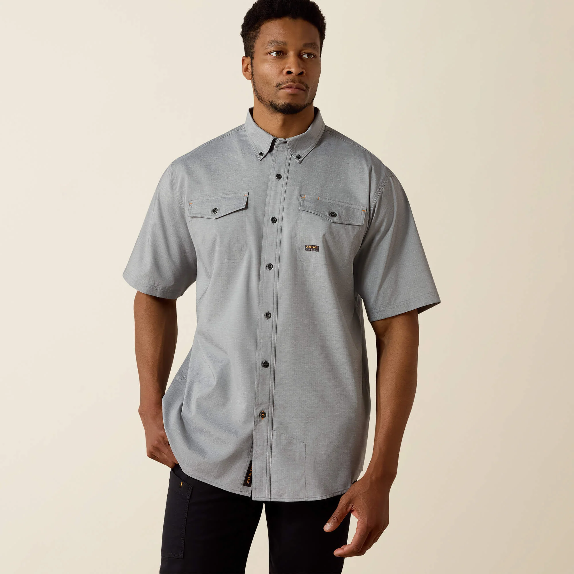 Ariat Men's Rebar Made Tough VentTEK DuraStretch Work Shirt - Image 4