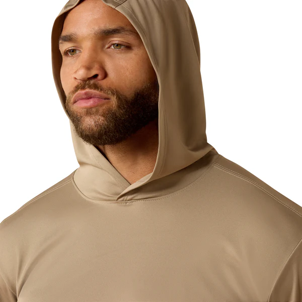 Ariat Men's Rebar Sunblocker Outdoor Hooded Long-Sleeve T-Shirt - Image 3