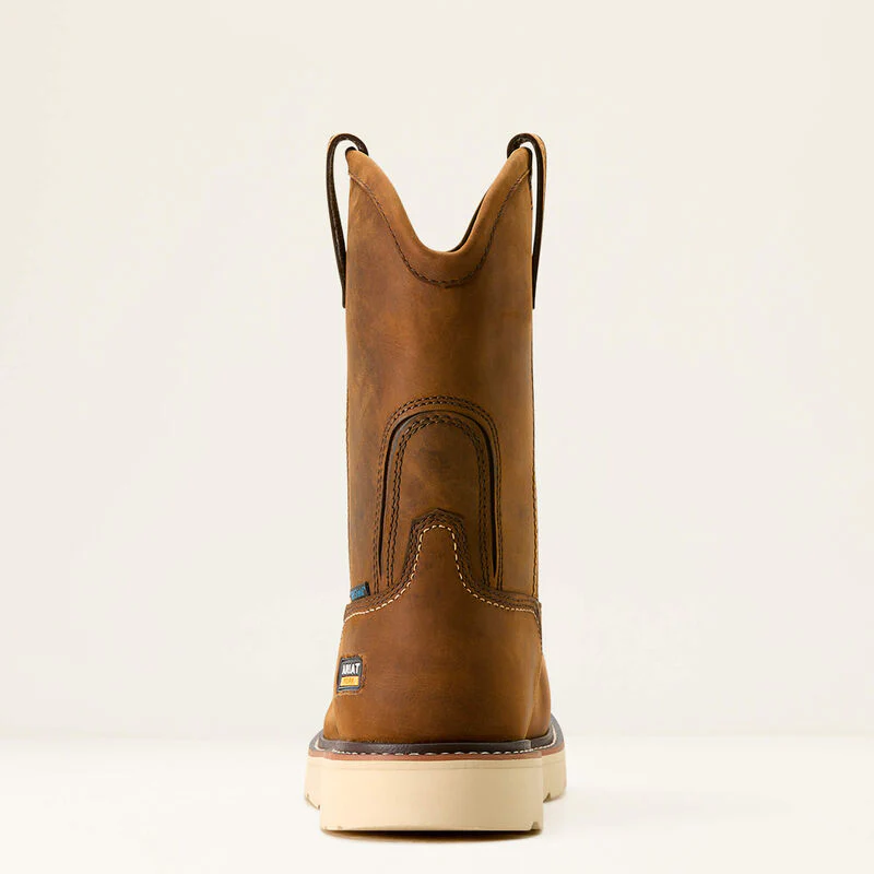 Ariat Men's Rebar Wedge Pull-On Waterproof Composite Toe Work Boot - Image 3