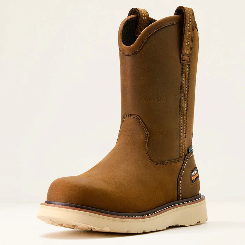 Ariat Men's Rebar Wedge Pull-On Waterproof Work Boot - Image 2