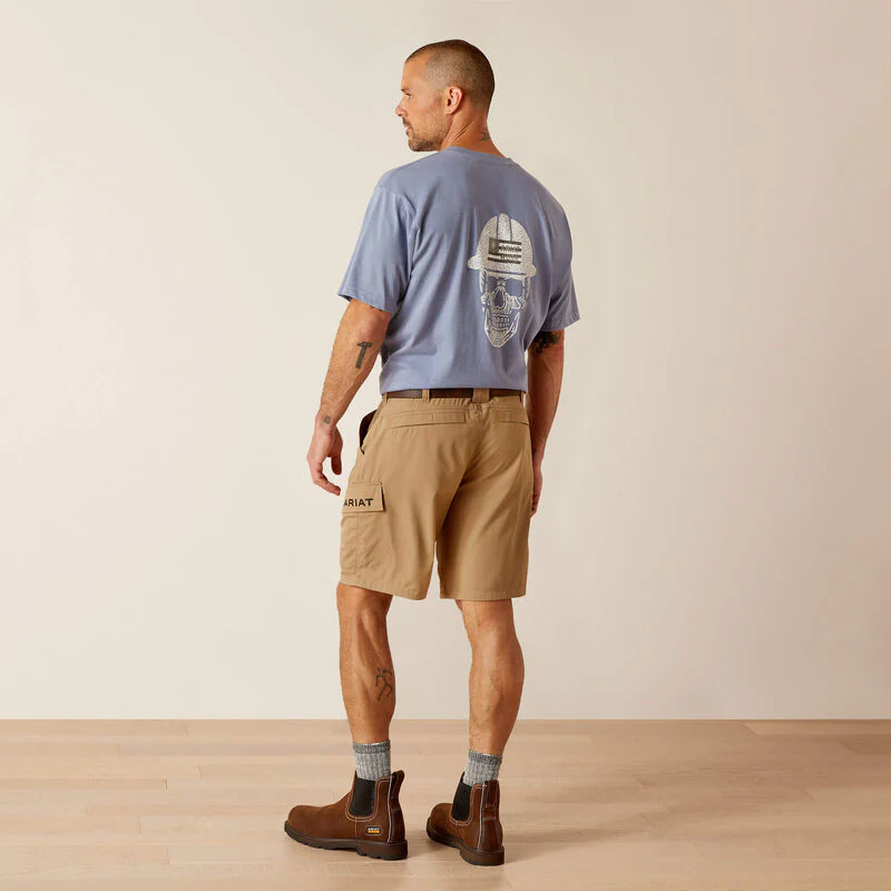 Ariat Men's Rebar WorkFlow Ultralight 9 Inch DuraStretch Shorts - Image 2