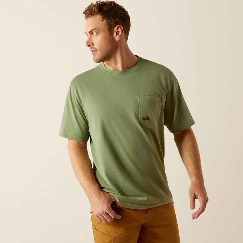 Ariat Men's Rebar Workman 360 Airflow T-Shirt - Image 4