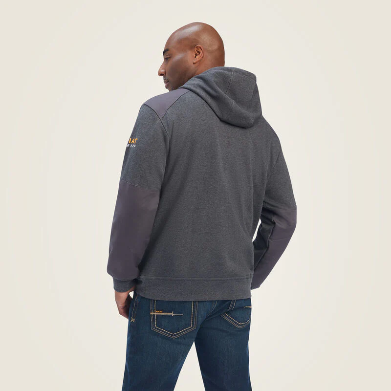 Ariat Men's Rebar Workman DuraCanvas Hoodie - Image 2