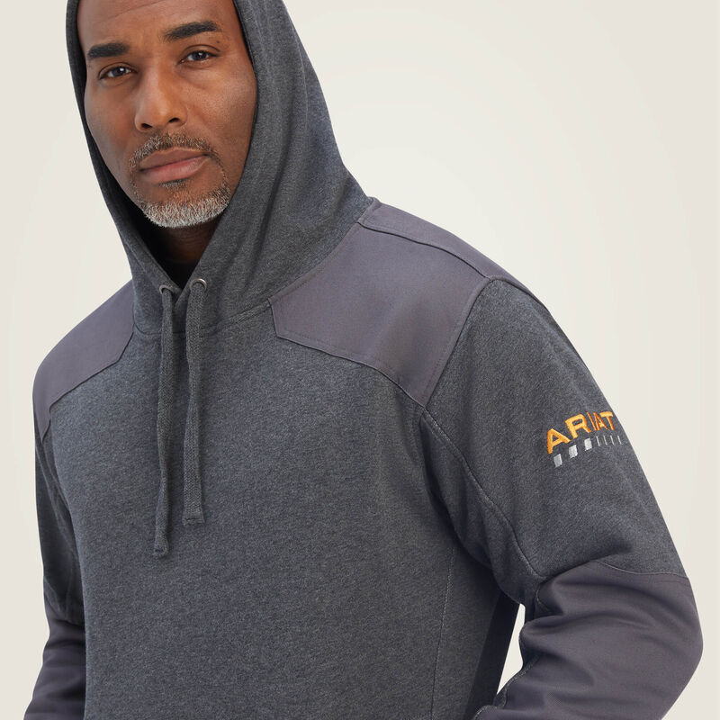 Ariat Men's Rebar Workman DuraCanvas Hoodie - Image 3
