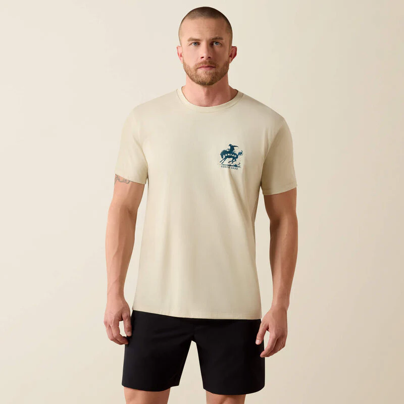 Ariat Men's Split Freedom Painted Short-Sleeve T-Shirt - Image 2