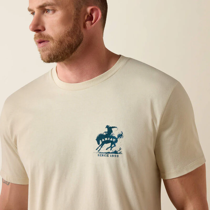 Ariat Men's Split Freedom Painted Short-Sleeve T-Shirt - Image 3