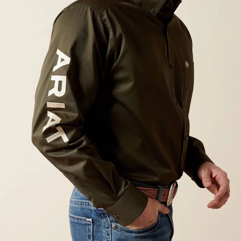 Ariat Men's Team Logo Twill Classic Fit Shirt - Image 3