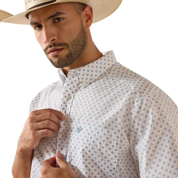 Ariat Men's Tenzin Classic Fit Short-Sleeve Shirt - Image 3