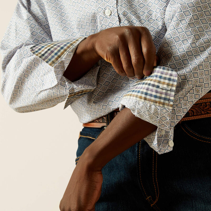 Ariat Men's Wrinkle Free Declan Classic Fit Shirt - Image 3
