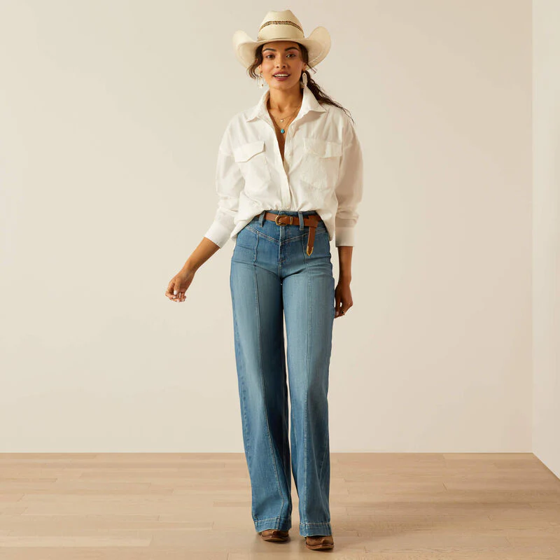 Ariat Women's Baggy Button-Up Shirt - Image 3
