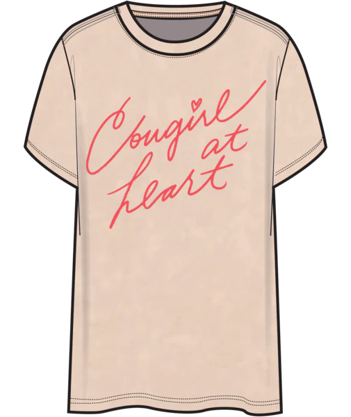 Ariat Women's Cowgirl At Heart Short-Sleeve T-Shirt - Image 3
