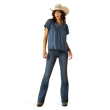 Ariat Women's Emma Tencel Top Western Apparel - Image 3