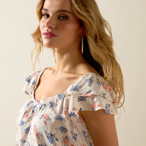 Ariat Women's Lynn Short-Sleeve Top - Image 3