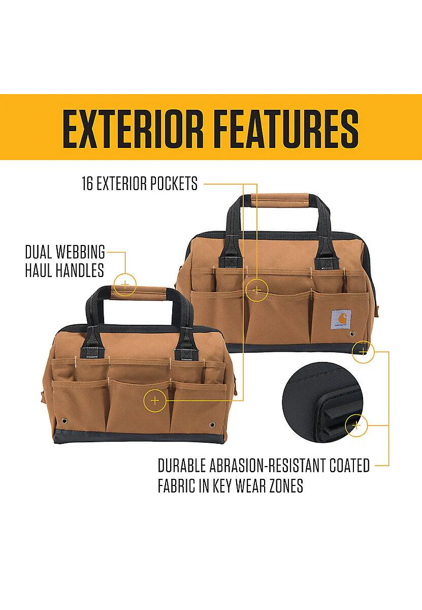 Carhartt 14-Inch 25-Pocket Heavyweight Tool Bag - Image 2