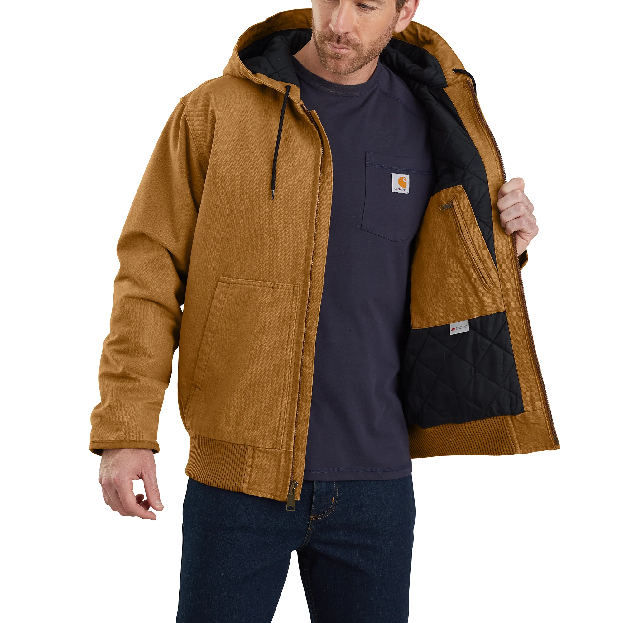 Carhartt Men's Washed Duck Active Jac - Image 8