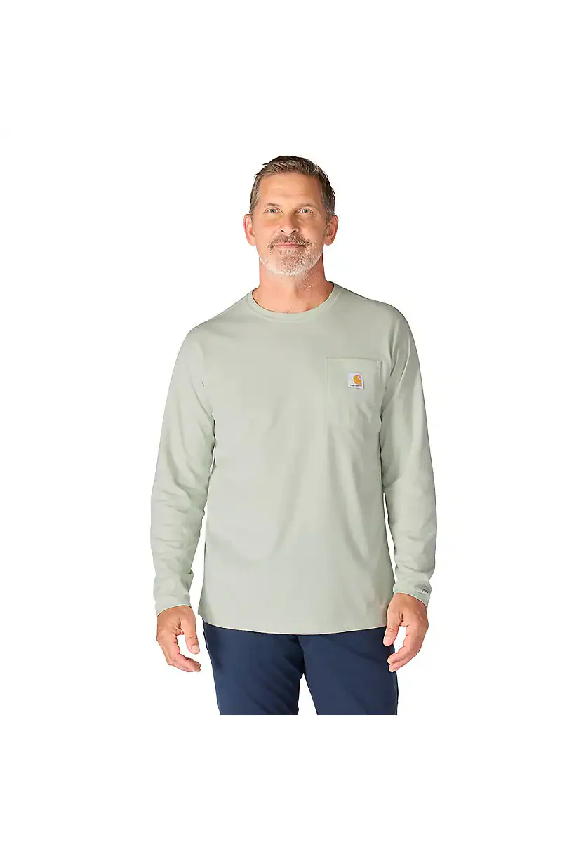 Carhartt Men's Force Relaxed Long-Sleeve T-Shirt - Image 3