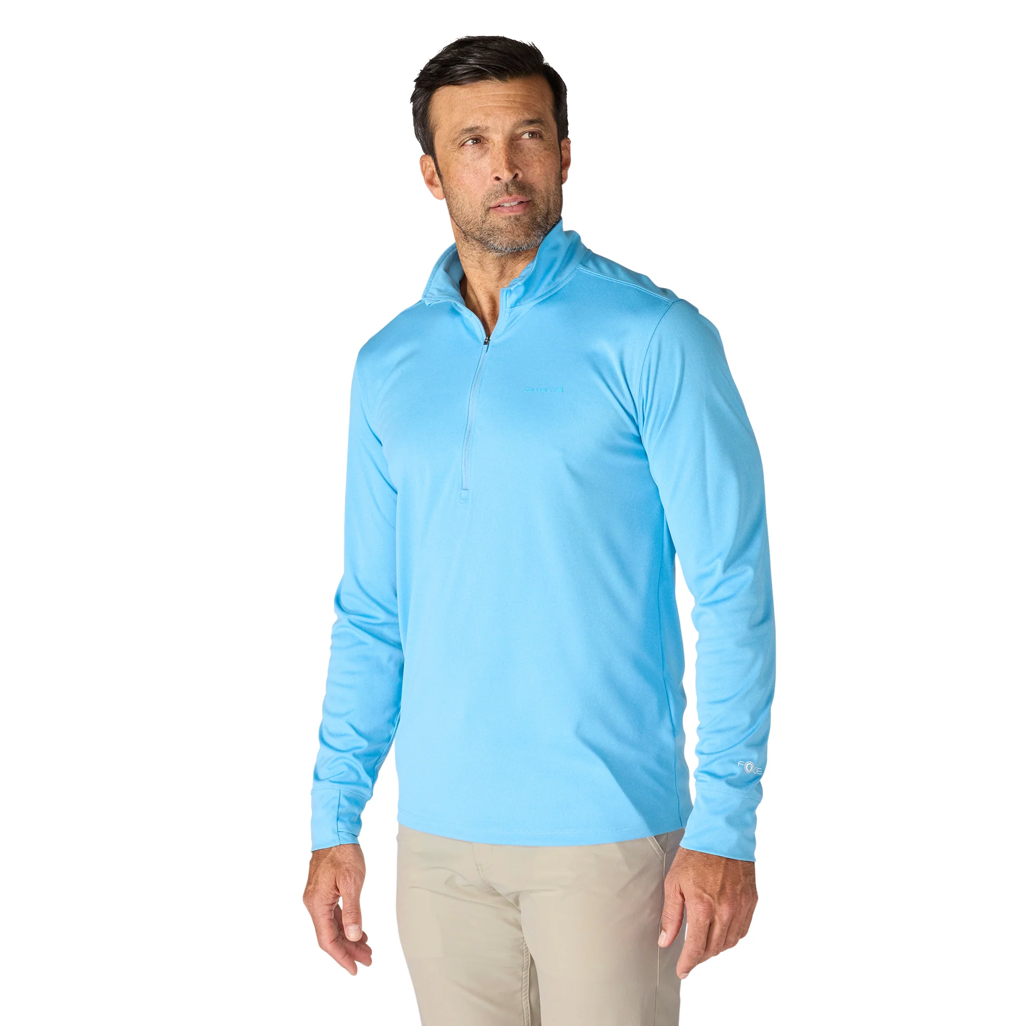 Carhartt Men's Force Sun Defender 1/2 Zip Shirt - Image 4