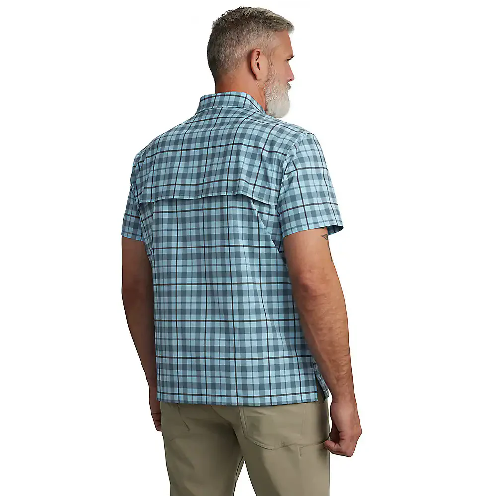 Carhartt Men's Force Sun Defender Relaxed Fit Lightweight Short-Sleeve Plaid Shirt - Image 3
