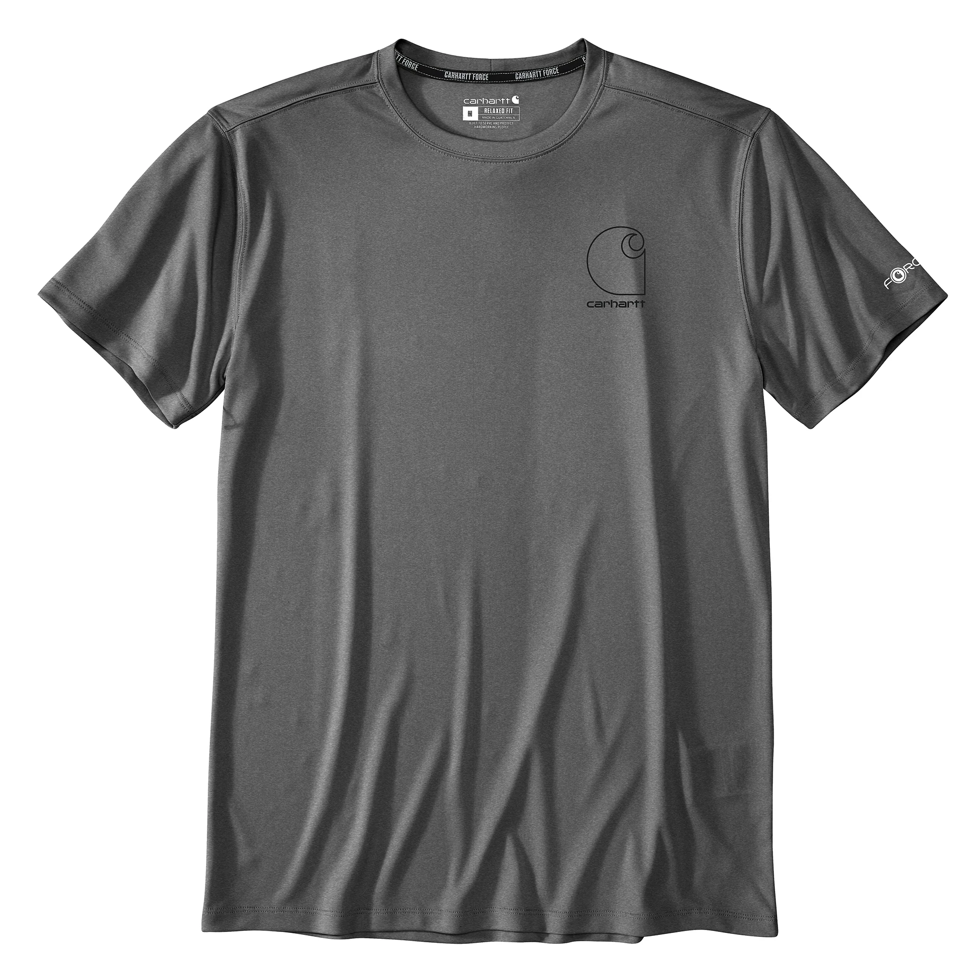 Carhartt Men's Force Sun Defender Relaxed Logo Short-Sleeve T-Shirt - Image 4